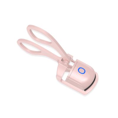 China USB HEATING Powered Lash Lift Custom Mini Eye Lash Curler Private Label Portable Electric Plastic Passionate Eyelash Curler for sale