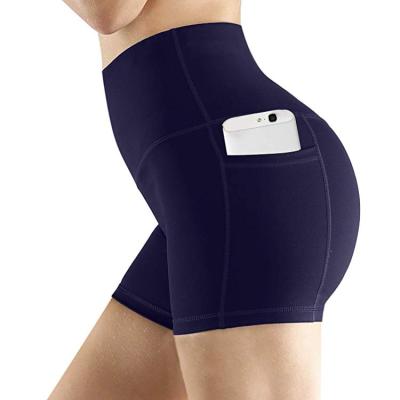 China Ladies Antibacterial Wholesale Nylon Gym Running Yoga Spandex Fitness Workout Short Activewear for sale