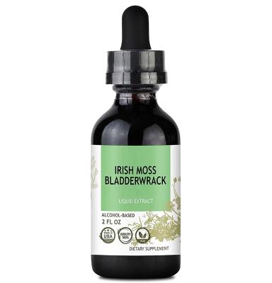 China Health Protects Private Label Sea Moss Liquid Drops Irish Sea Moss Raw Organic Tincture for Thyroid Digestive and Joint Immunity Support for sale