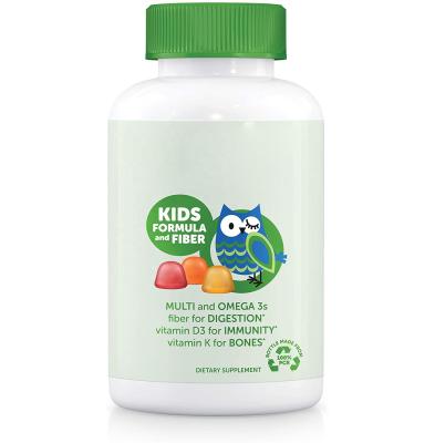 China immune & Anti-Fatigue Private Label Kids Formula & Fiber Multivitamin Daily Gummy Gummies For Immunity Digestive Omega 3 Fish Oil (EPA & DHA) for sale