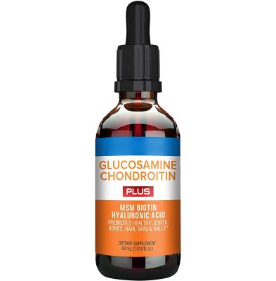 China 2drops/Glucosamine Chondroitin MSM Biotin Liquid Hyaluronic Acid All Day Private Label In Good Joints Bones Hair Skin And NaI Hyaluronic Acid for sale