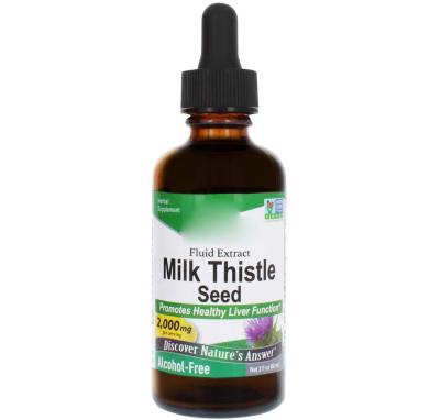 China 2drops/Day Private Label Milk Thistle Extract Promotes Healthy Liver Function Cleanse & Detox Supplement 2oz for sale