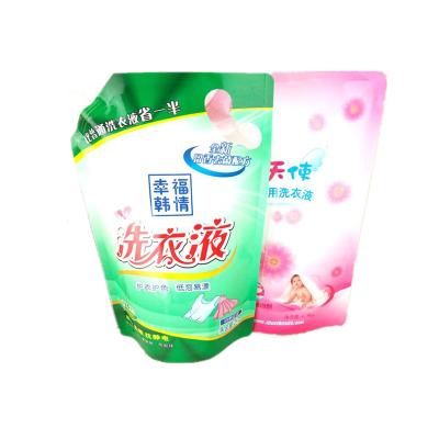 China Moisture Proof Laundry Detergent Bag Plastic Washing Powder Packaging Bag for sale