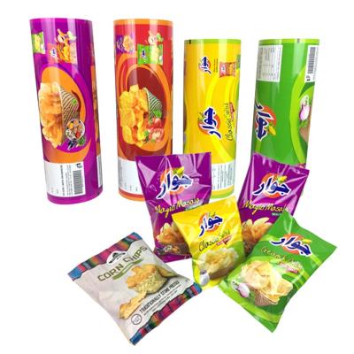 China Recyclable Plastic Lamination Roll Stock Aluminum Foil Film For Food Packaging for sale