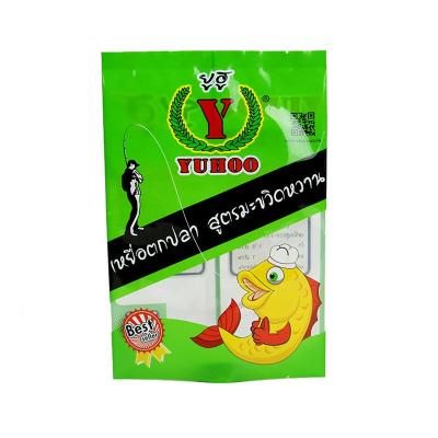 China Moisture Proof Custom Printed Fish Food Back Seal Plastic Packaging Bags for sale