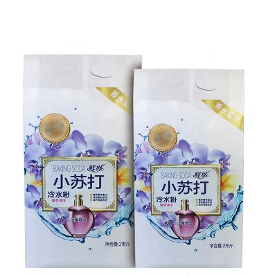 China China Laundry Moisture Proof Floral Fresh Washing Detergent Powder Packing 20 x 40cm for sale