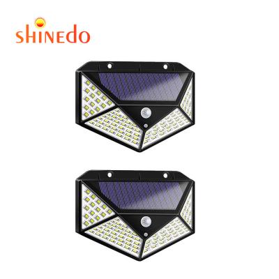 China New 112 LED Garden Solar Panel Power Waterproof PIR Outdoor Motion Solar Sensor Wall Lights for sale