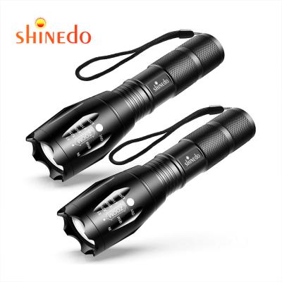 China Zoomable Led Flash Light Super Bright 10W Power 1000 Lumen Aluminum High Rechargeable Tactical Led Flashlight for sale