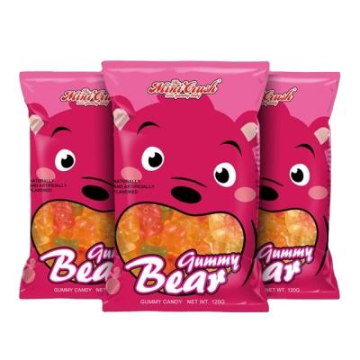 China Low MOQ OEM Bag Full Size Bear Shaped Gummy Candy for sale