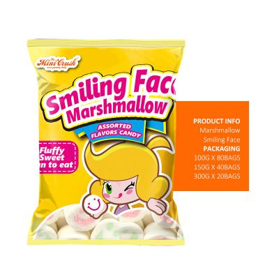 China Natural Free Samples Halal Cotton Candy Center Filled Marshmallow Candy for sale