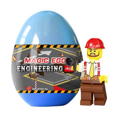 China Building Toy Super September 12PCS Fantastic Cool Police Figures Block Surprise Egg for sale