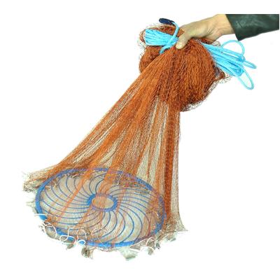 China China Best Mono Mount Fish / Lobster / Shrimp Easy Throw Cord 3-12ft Radius Fishing Cast Net With Different Size for sale