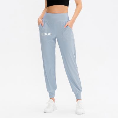 China Wholesale High Quality Breathable Fabric Stretch Trouser Pants Women Tracksuit Custom Sport Sweatpants Breathable Female Sportswear for sale