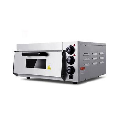 China High Efficiency Fully Automatic Single Deck Piza Pizza Oven, 220v Electric Commercial Oven For Bakery Single Deck for sale