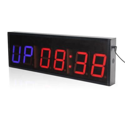 China Bodybuilding Timer PeakPower 6 Digit 4 Inch LED Digital GYM Pacer for sale