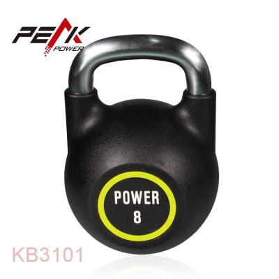 China Hot Selling High Quality Adjustable Logo Glittering Urethane Custom KettleBell from PeakPower for sale