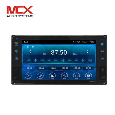 China CarPlay Universal Single Din 2 GPS Navigation BT 6.95 Inch Touch Screen Car DVD Stereo Radio Music Player for sale