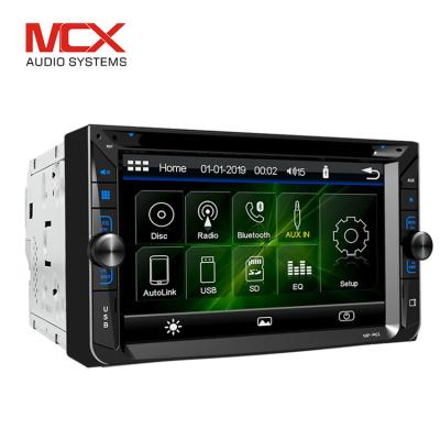 China CarPlay 6.2 Inch Dual Din Car DVD Player, Digital Color LCD Screen Touch Button Pioneer Car DVD Player for sale