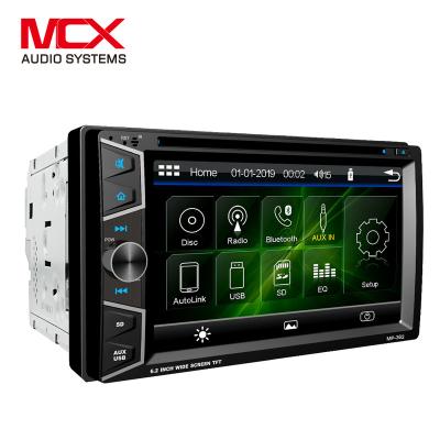 China MP-362 Inch Car DVD Player Double Din GPS 6.2 Car Radio Navigation Gps Universal DVD Player Touch Screen Radio Mirror Link for sale