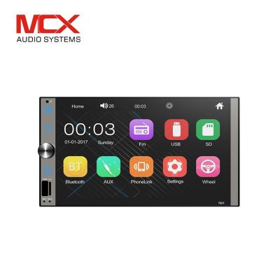 China CarPlay 7 Inch 2din Touch Screen 2 Din Car Radio In Dash Auto Audio Player Stereo With Navigation BT Usb Mp5 SD for sale