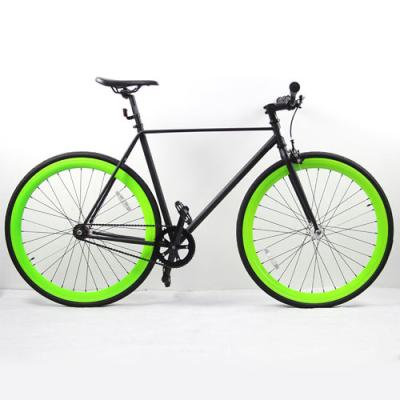 China Matte Black High End 700C Custom Fixed Gear Bike Fixie Bicycle for sale