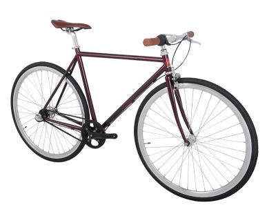 China Single Speed Riser Handbar Belt Drive Commuter Bike 700C Straight Fork for sale