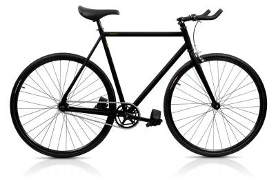 China All Black 58cm / 60cm Fixed Gear Single Speed Bikes Chromoly Frame Bike for sale