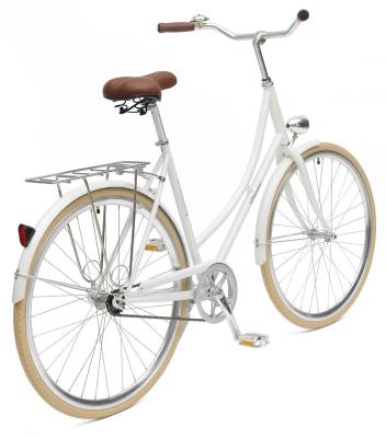 China Hi Tensil Steel 700C Full Size Single Speed City Bikes For Women for sale