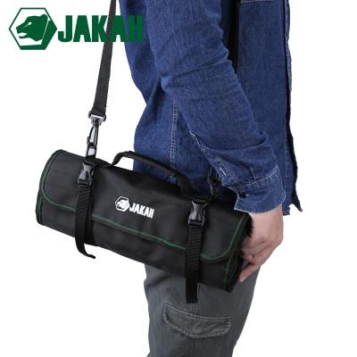 China Heavy Duty Repair Tool Bag For 1680D Carpenter/Technician Tool Roll Folding Waterproof Rolling Customize Car JK-003 for sale