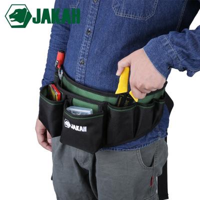 China 1680D Oxford Waterproof Heavy Duty Electrician Multi Pocket Adjustable Tool Belt Waist Pouch Bag for sale