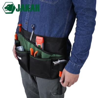 China 1680D Tool Organizer 1680D Waterproof Heavy Duty Adjustable Convenient Multi-pocket Worksite Cloth Waist Apron Belt Bag electrcian for sale