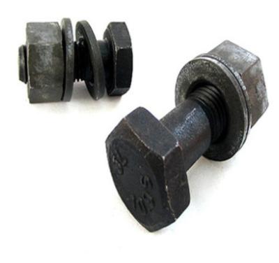 China High Strength Industry Large Hexagon Bolts Shear Bolts M20 Torsion Bolts For Steel Structure , Class S for sale