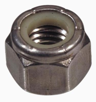 China Heavy Industry 6-Count 1/4-in Stainless Steel SAE Nylon Insert Lock Nuts Standard for sale