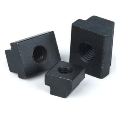 China Heavy Industry Black Zinc 45 Steel T-Slot Nuts T Nut M4 M5 M6 M8 M10 M12 for sale