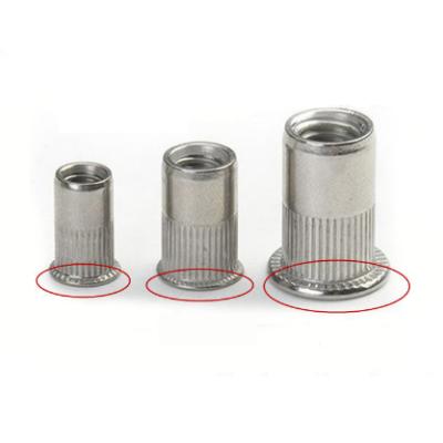 China Industry lowest factory direct produse price of M3/M4/M5/M6/M8/M10/M12 rivet nut aluminum flat head countersunk head for sale