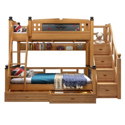 China Modern Luxury Home Furniture Kids Bed Bedroom Solid Wood Bed Sets 1.2m 1.35m 1.5m Wooden Kids Bed for sale