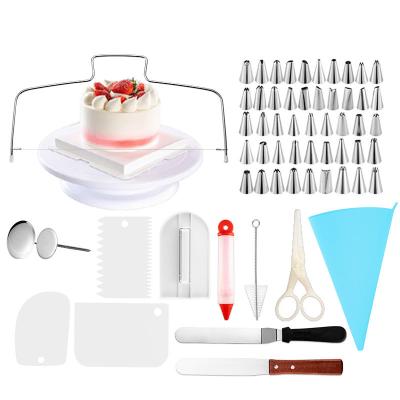 China High Quality Factory Sustainable Low MOQ 73 Pieces Cake Decorating Tip Set For Caking for sale