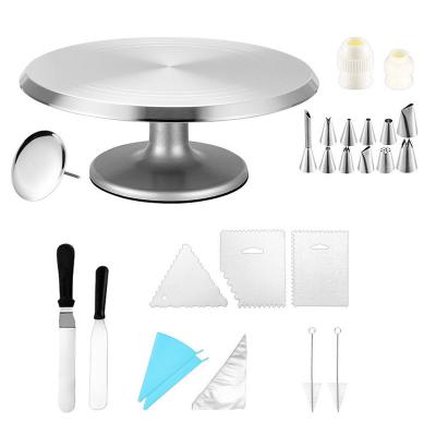 China Cheap viable factory prcie123 pieces cake turntable cake decorating baking set for sale