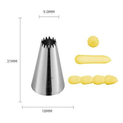 China Viable Accept Custom Professional Baking Supplies Cake Decorating Tool Piping Tips for sale