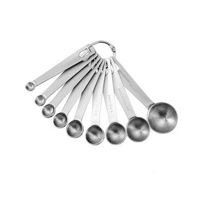 China Sustainable 9 Pcs Kitchen Accessories Measuring Tools Stainless Steel Doser For Spices for sale