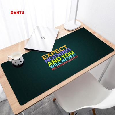 China Hot Selling Custom Gaming Logo Print Large XXL Extended Non Slip Microfiber Desktop Gaming Rubber Mouse Pad With Stitched Edge for sale