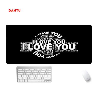 China Dantu Factory Price Factory Price Manufacturer Mat Pure Black Logo Custom Laptop Gamer Computer Gamer Mouse Pad Mat Supplier Dye Sublimation Gaming for sale