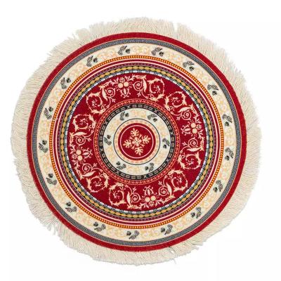 China Beautiful Small Smooth Surface Custom Table Oriental Carpet Cover Persian Mouse Pads for sale