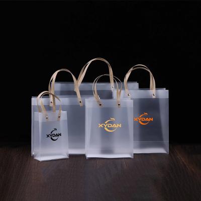 China Handled XYDAN Brand Shopping Bag The Plastics Top Sales PP Transparent PVC Organza Shopping Bag for sale