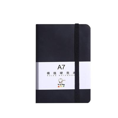 China Hardcover A6  A5 Dotted Hard Cover PU Leather Personalized Printing Weekly monthly Academic Journal Notebook Planner for sale