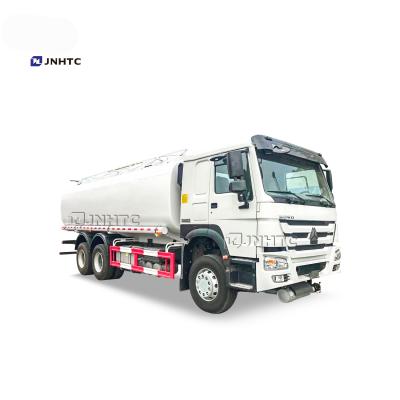 China Sinotruk Howo 2 Wheel 371hp 6x4 10 Euro 20000 Liter Fuel Tanker Truck For Sale 25000L for sale