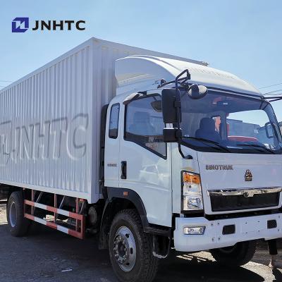 China Sinotruk small cargo truck 3-14 tons van truck 7445*2330*2650mm for sale