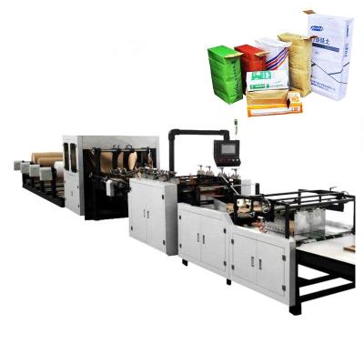 China Automatic paper PE cement packing machine 25kg 50kg paper bag makng packing bag making machine printing 6 colors for sale