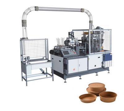 China Factory Salad Rice Bowl Food Grade Kraft Paper Restaurant Pe-coated Paper Bowl Making Machine Price for sale