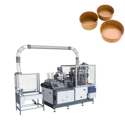 China Factory High Speed ​​Kraft Paper Bowl Making Machine Paper Soup Bowl Paper Machine for sale